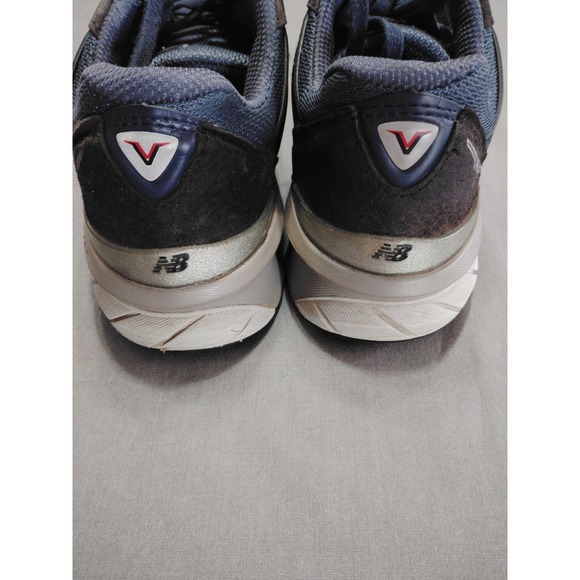 New Balance 990v5 Men 10.5 Navy Blue Suede Running Athletic Preppy Shoe M990NV5* - Picture 7 of 13